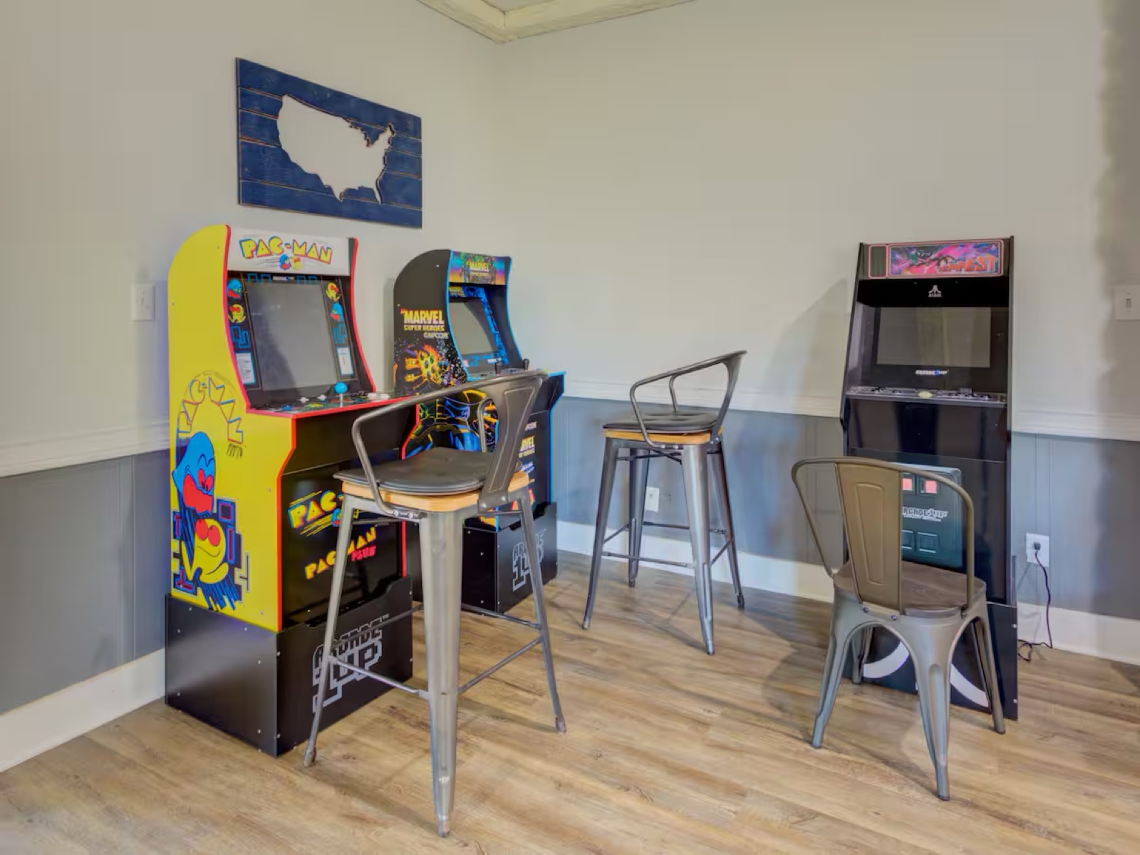 Retro arcade machines