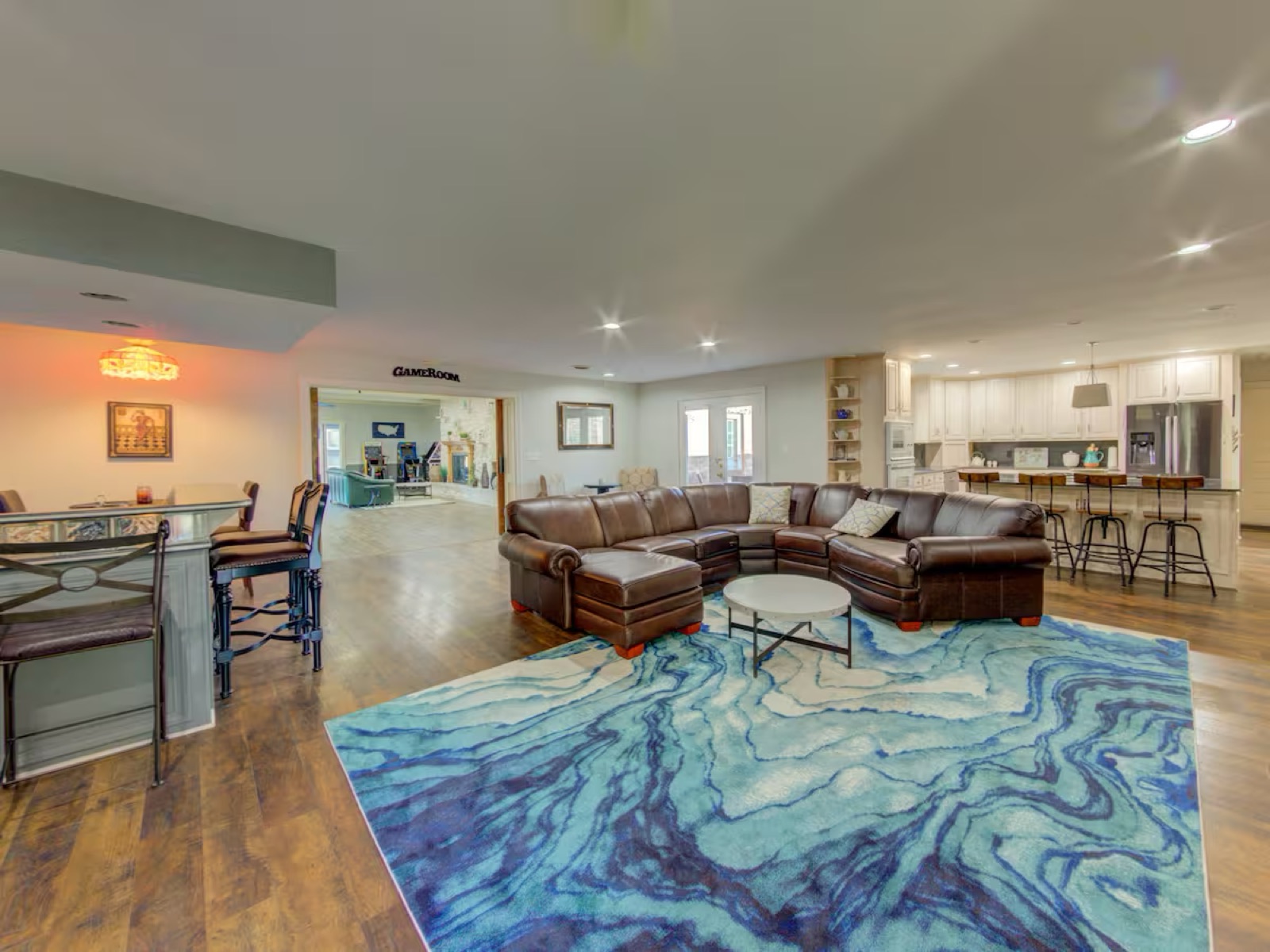 Open lounge area
